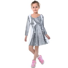 Vintage 971636 1280 Kids  Long Sleeve Velvet Dress by vintage2030