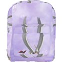 Cute Little Pegasus With Butterflies Full Print Backpack View1