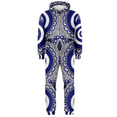 Aboriginal Art - Gathering Hooded Jumpsuit (men)  by hogartharts