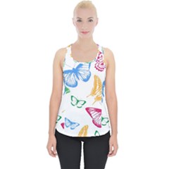 Butterfly Butterflies Vintage Piece Up Tank Top by Simbadda