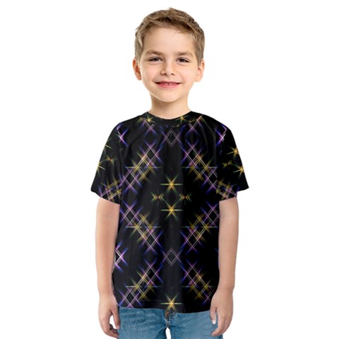 Seamless Background Abstract Vector Kids  Sport Mesh Tee by Simbadda