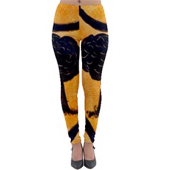 Ceramic Tree Smudge Lightweight Velour Leggings by DeneWestUK