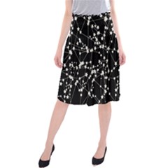 Constellations Midi Beach Skirt by snowwhitegirl