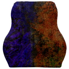 Colored Rusty Abstract Grunge Texture Print Car Seat Velour Cushion  by dflcprints