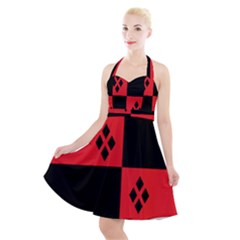 Harley Halter Party Swing Dress  by raeraeshescrafty