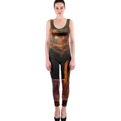 Geology Sand Stone Canyon One Piece Catsuit by Simbadda