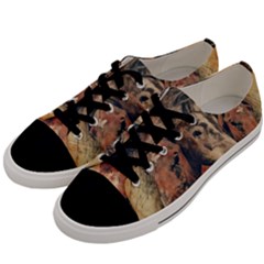 Head Horse Animal Vintage Men s Low Top Canvas Sneakers by Simbadda