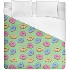 Donuts Pattern Duvet Cover (king Size) by Valentinaart