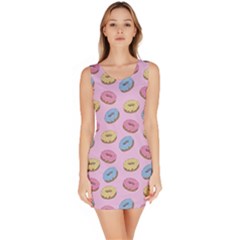 Donuts Pattern Bodycon Dress by Valentinaart