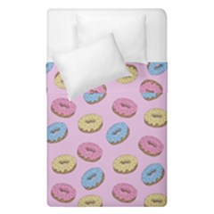 Donuts Pattern Duvet Cover Double Side (single Size) by Valentinaart