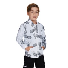 Pineapple Pattern Windbreaker (kids) by Valentinaart