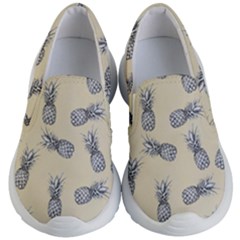 Pineapple Pattern Kid s Lightweight Slip Ons by Valentinaart