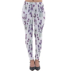 Flower Pattern Pattern Design Lightweight Velour Leggings by Celenk