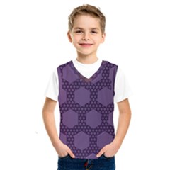 Hexagon Grid Geometric Hexagonal Kids  Sportswear by Celenk