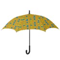 Lemons Ongoing Pattern Texture Hook Handle Umbrellas (Large) View3