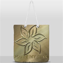 You Are My Star Full Print Rope Handle Tote (large) by NSGLOBALDESIGNS2