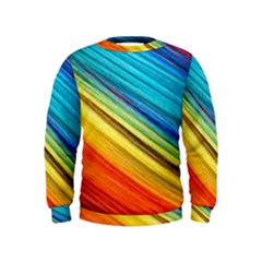 Rainbow Kids  Sweatshirt by NSGLOBALDESIGNS2