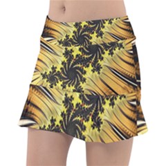 Fractal Art Colorful Pattern Tennis Skirt by Simbadda