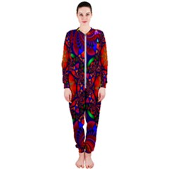 Kaleidoscope Mandala Pattern Onepiece Jumpsuit (ladies)  by Simbadda