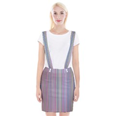 Broken Tv Screen Braces Suspender Skirt by dressshop