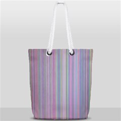 Broken Tv Screen Full Print Rope Handle Tote (small) by dressshop