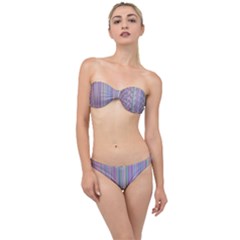 Broken Tv Screen Classic Bandeau Bikini Set by dressshop