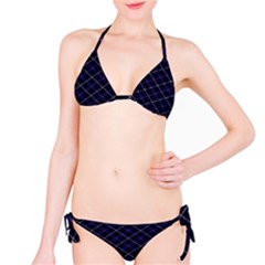 Blue Plaid  Classic Bikini Set by dressshop