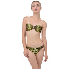 Leopard 1 Leopard A Classic Bandeau Bikini Set by dressshop