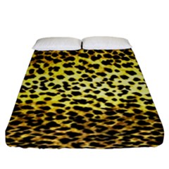 Leopard Version 2 Fitted Sheet (king Size) by dressshop