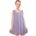 Rainbow Stripe Version 2 Kids  Cross Back Dress View1