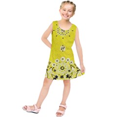 Grunge Yellow Bandana Kids  Tunic Dress by dressshop