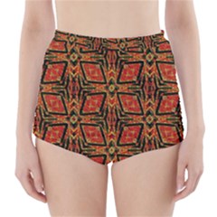 Geometric Doodle 2 High-waisted Bikini Bottoms by dressshop