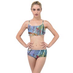 Chaos In Colour  Layered Top Bikini Set by ArtByAng