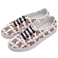 Giraffe Women s Classic Low Top Sneakers by ArtByAng