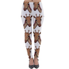 Giraffe Lightweight Velour Leggings by ArtByAng