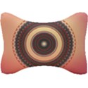 Ornamental Shape Concentric Round Seat Head Rest Cushion View1