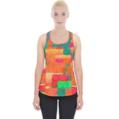 Pattern Texture Background Color Piece Up Tank Top by Nexatart