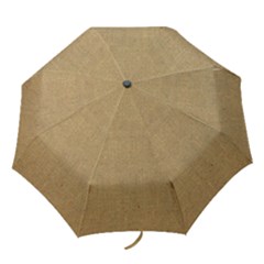 Burlap Coffee Sack Grunge Knit Look Folding Umbrellas by dressshop