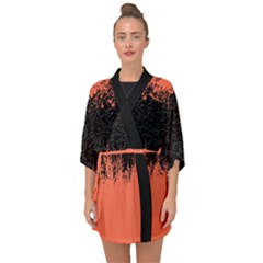 Undead Zombie Nightmare Half Sleeve Chiffon Kimono by Wanni