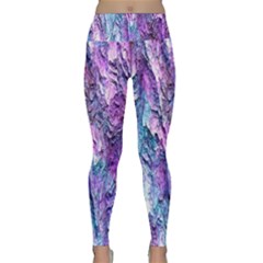 Background Peel Art Abstract Lightweight Velour Classic Yoga Leggings by Sapixe