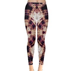 Abstract Art Wallpaper Background Inside Out Leggings by Sapixe