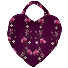 New Motif Design Textile New Design Giant Heart Shaped Tote by Sapixe