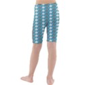 Swan Herd Houndstooth Pattern  Kids  Mid Length Swim Shorts View2