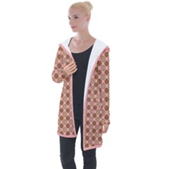 Qt Pie Polka Dot Pattern Longline Hooded Cardigan by emilyzragz