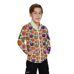 Fruit Tree Salad Pattern Windbreaker (kids) by emilyzragz