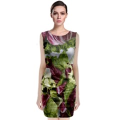 Salad Lettuce Vegetable Classic Sleeveless Midi Dress by Sapixe