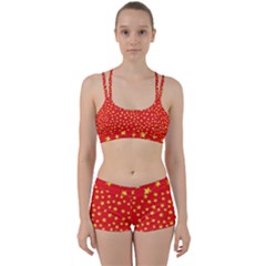 Pattern Stars Multi Color Perfect Fit Gym Set by Sapixe