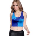 Background Course Gradient Blue Racer Back Crop Top View1