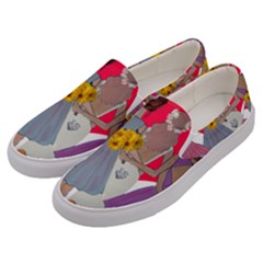 Girl Power Men s Canvas Slip Ons by burpdesignsA