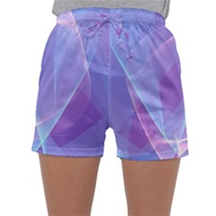 Background Light Glow Abstract Art Sleepwear Shorts by Sapixe